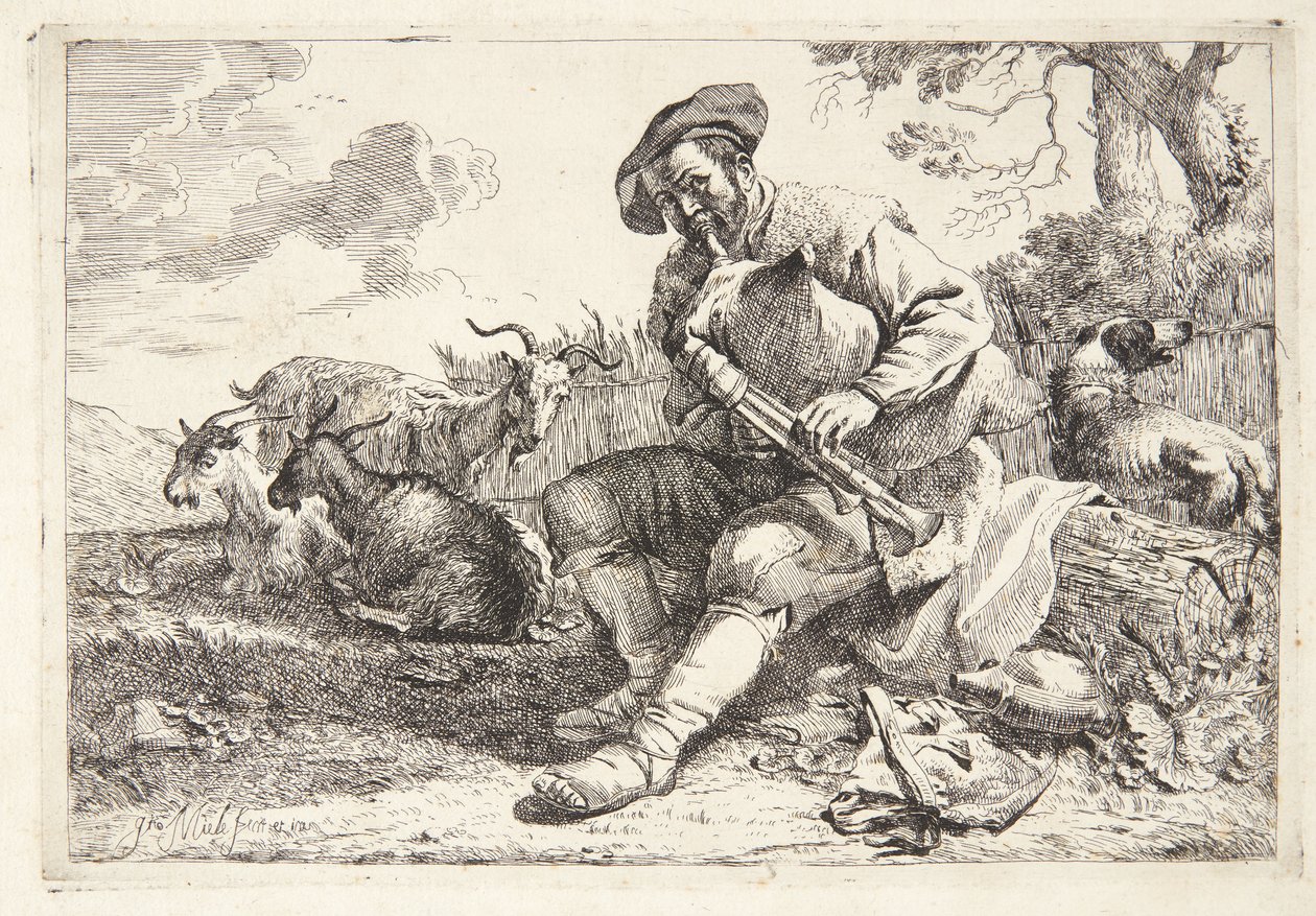 Gayda ile çoban by Jan Miel