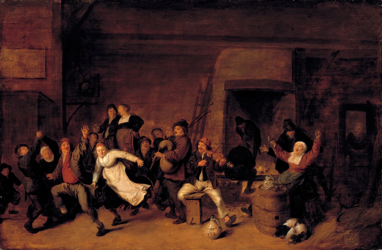 Festival Sahnesi, ca. 1650. by Jan Miense Molenaer