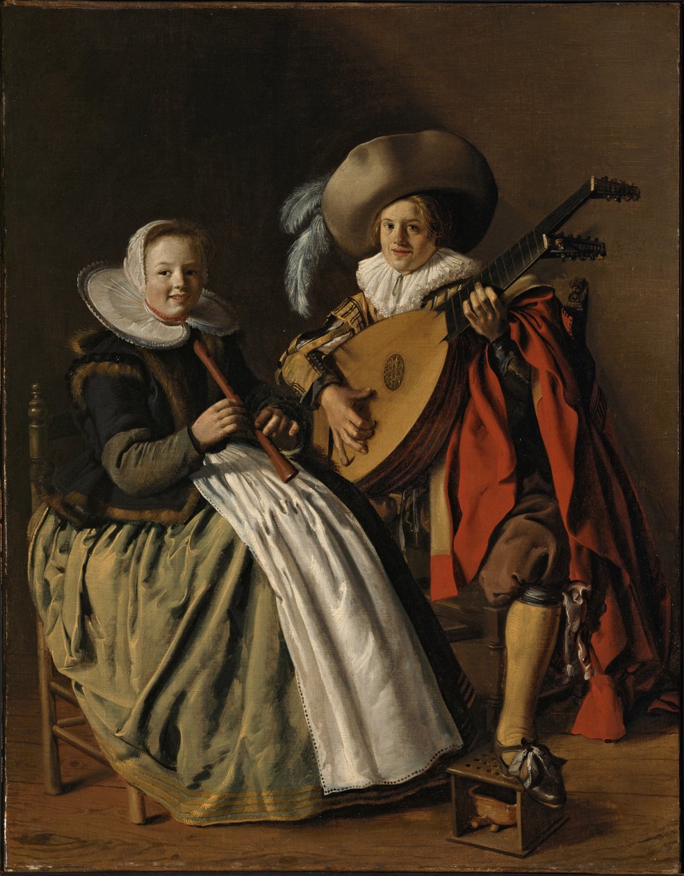Düet, c.1629 (tuval üzerine yağlıboya) by Jan Miense Molenaer