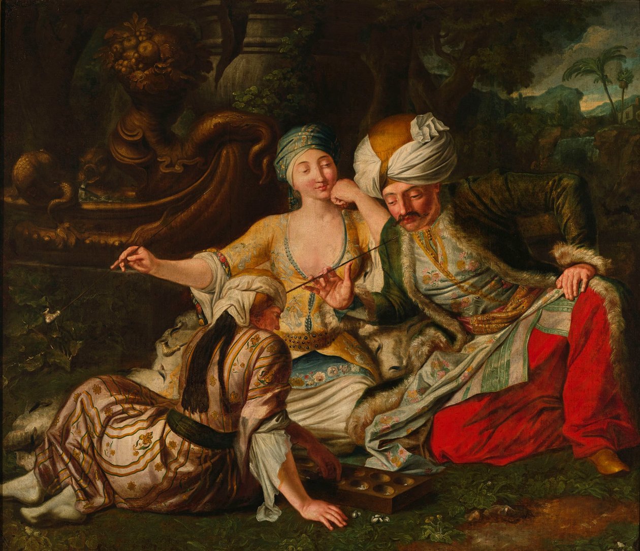 Mancala Oyunu, 18. yüzyılın ilk yarısı. by Jan Mock