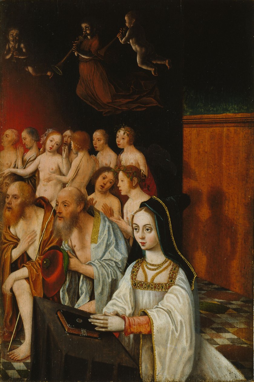 Adil ve Bağışçının Ruhları, c. 1520 by Jan Mostaert