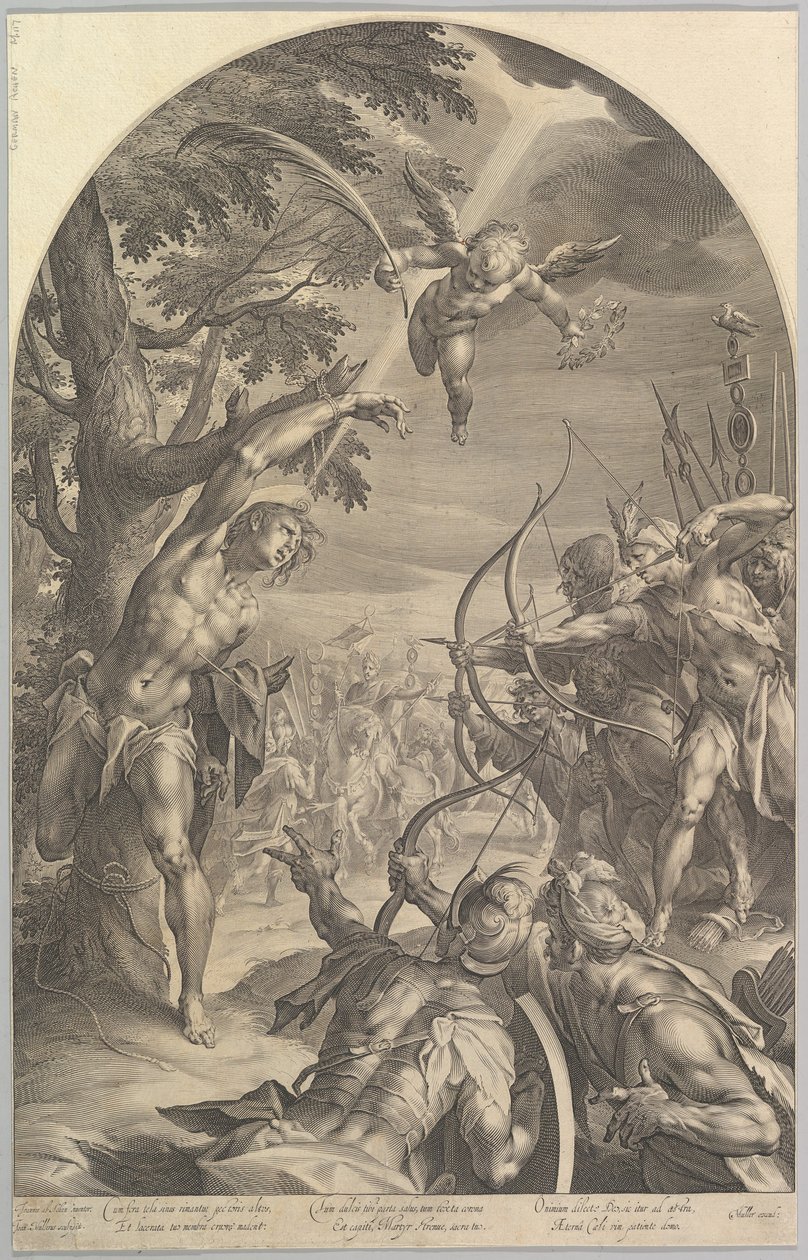 Aziz Sebastian Şehitliği, yaklaşık. 1600. by Jan Muller