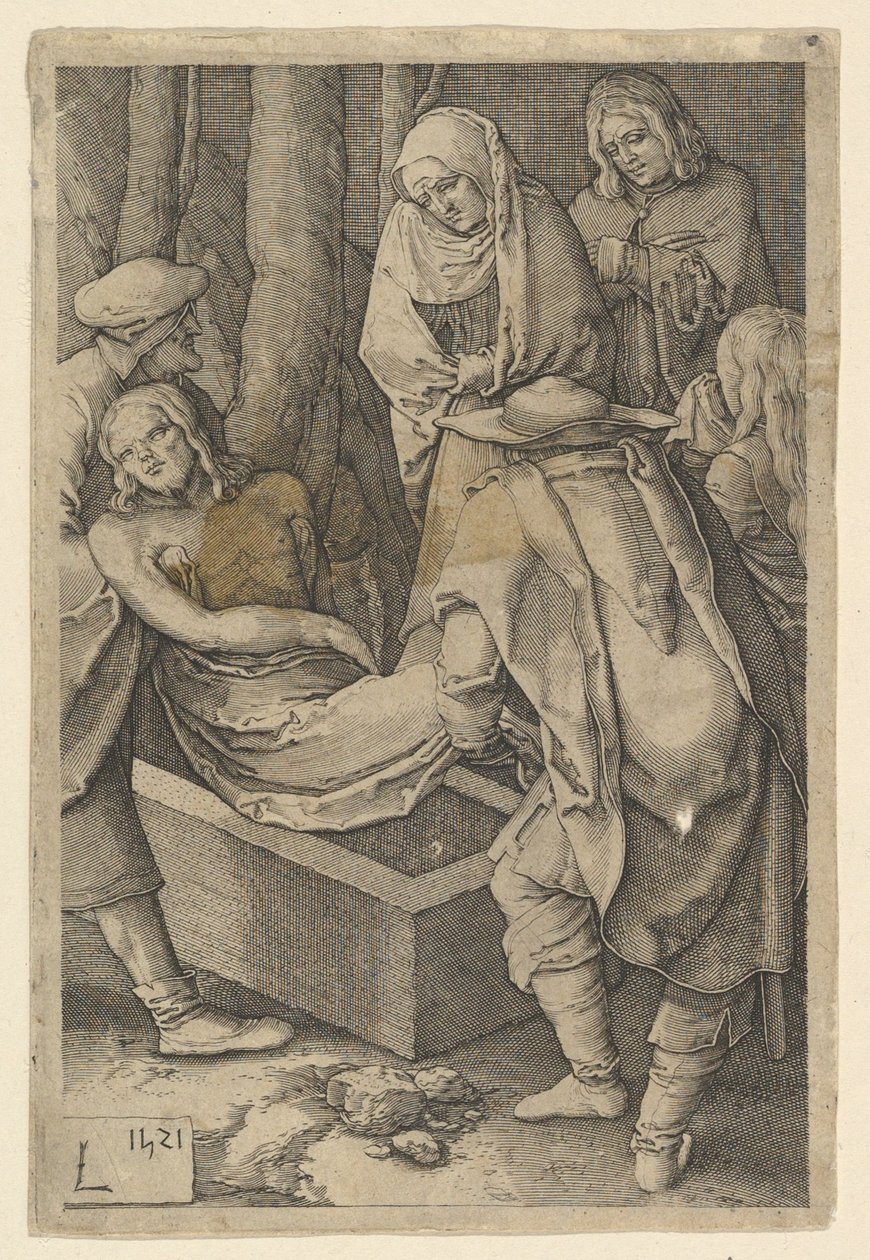 Entombment kopyası, 1521. by Jan Muller