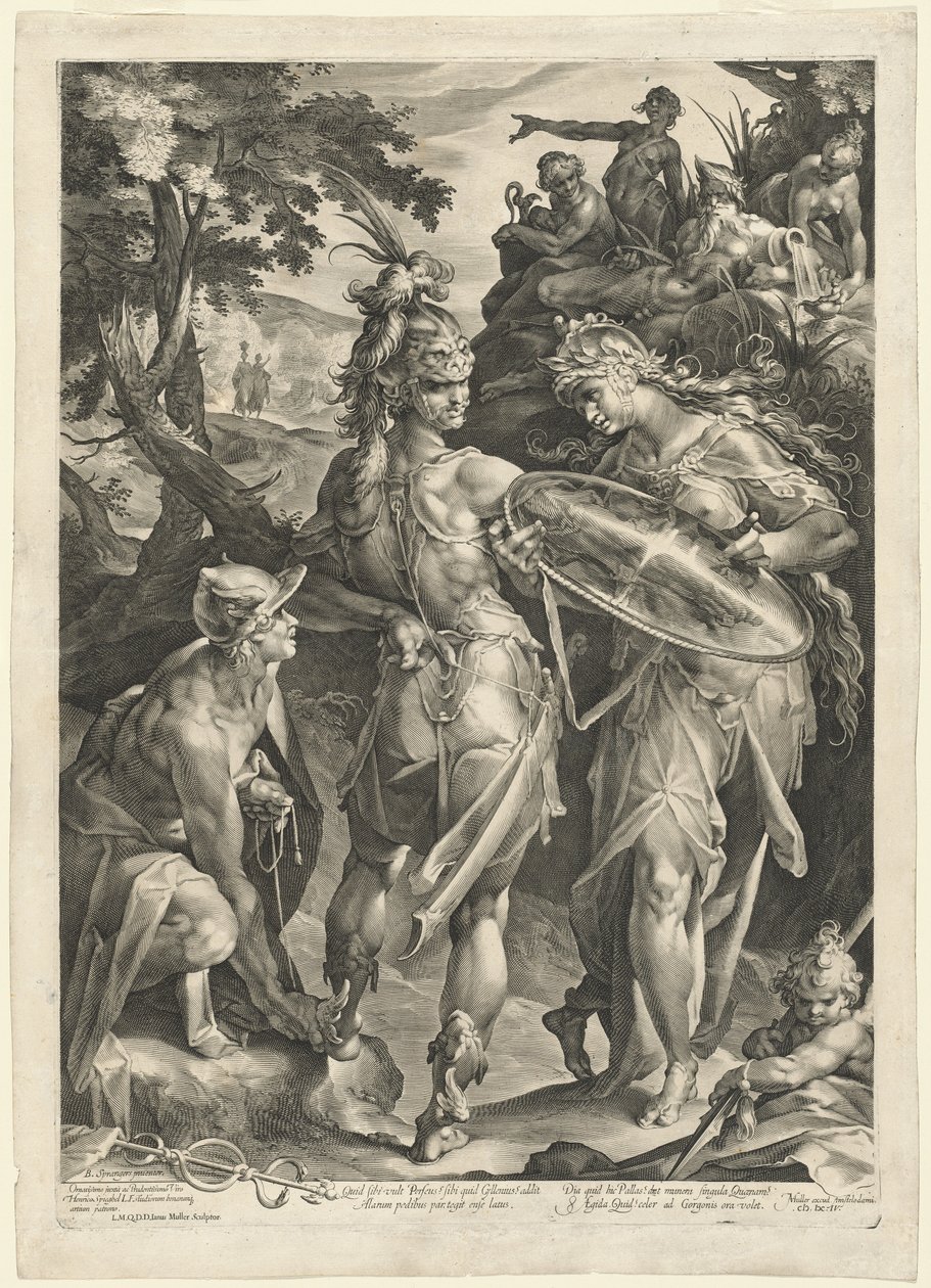 Minerva ve Mercury, Perseus