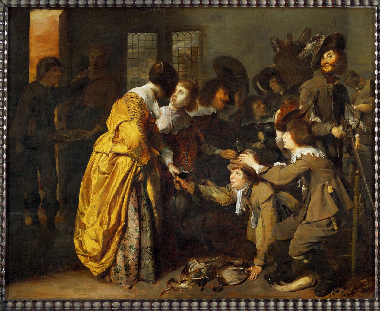 Avdan Dönüş (meşe ağacı üzerine boyama) by Jan Olis