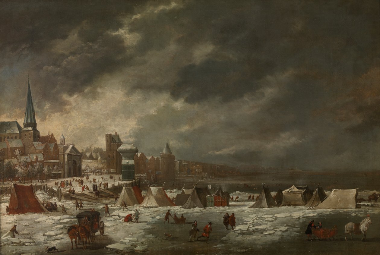 Anvers'teki Donmuş Scheldt by Jan Peeters