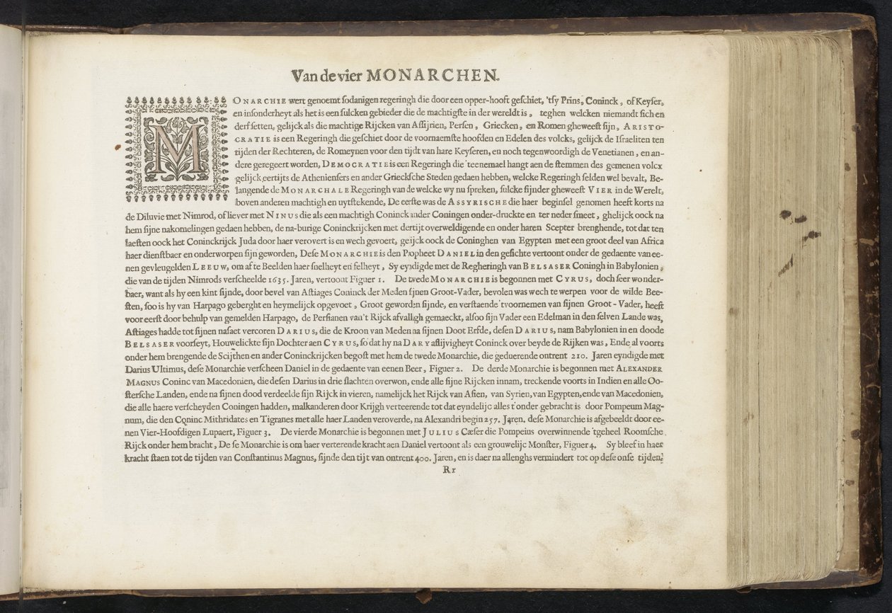 Dört Hükümdardan (nesne üzerindeki başlık) Den Grooten Figuer-Bibel (...) (dizi adı) by Jan Philipsz Schabaelje