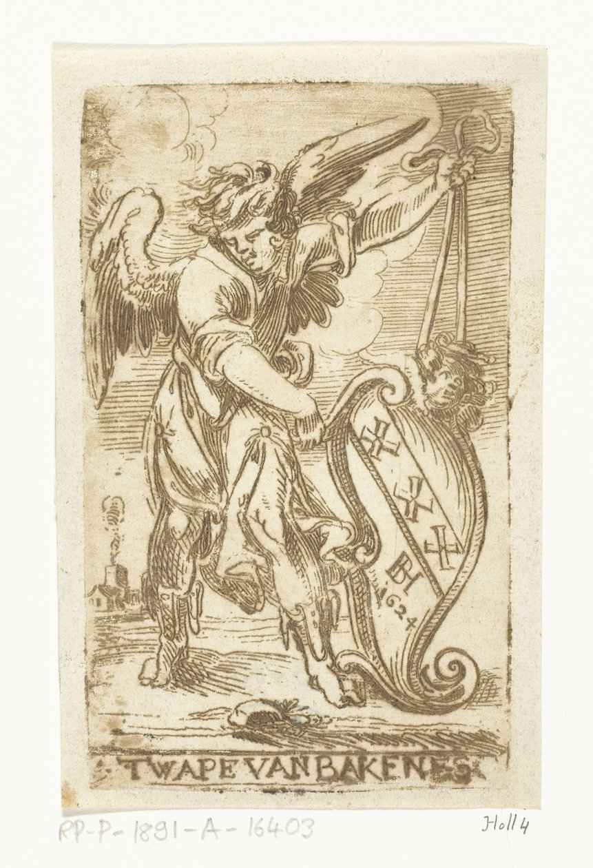 Bakkenes ailesinin arması Wapen van Bakenes (nesne üzerindeki başlık) by Jan Philipsz. van Bouckhorst