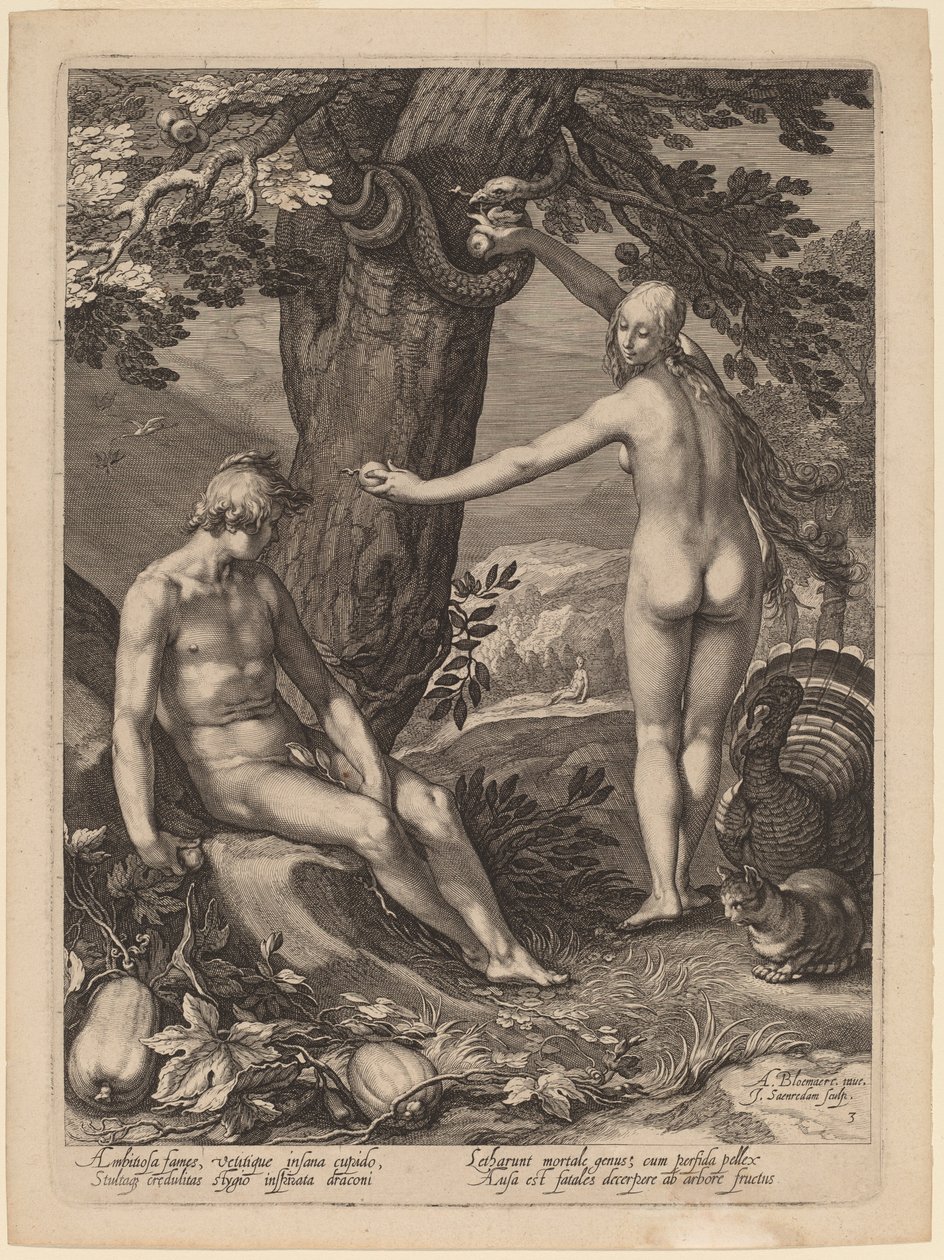 İnsanın cazibesi by Jan Pietersz Saenredam after Abraham Bloemaert