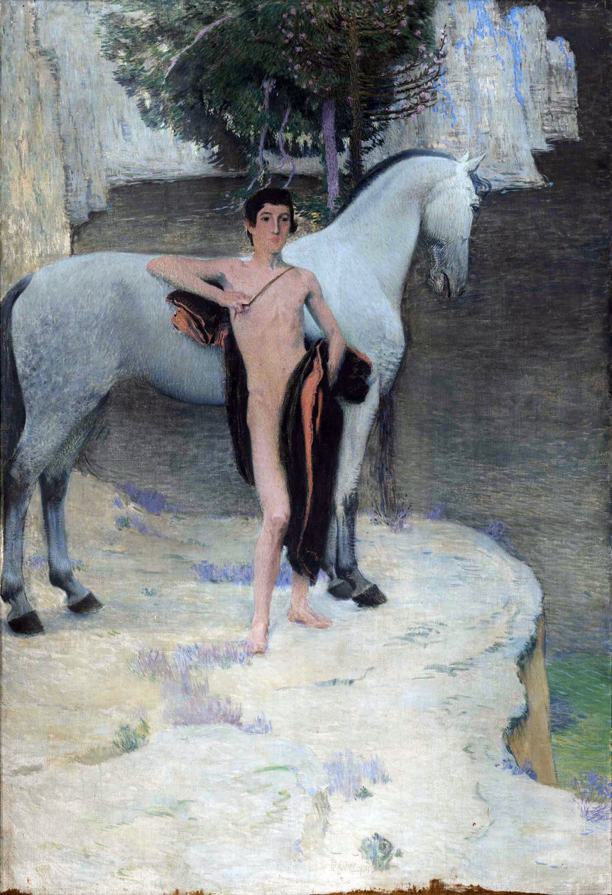 Le lac noir - Kara Göl - Jan Preisler (1872-1918). Tuval üzerine yağlıboya by Jan Preisler