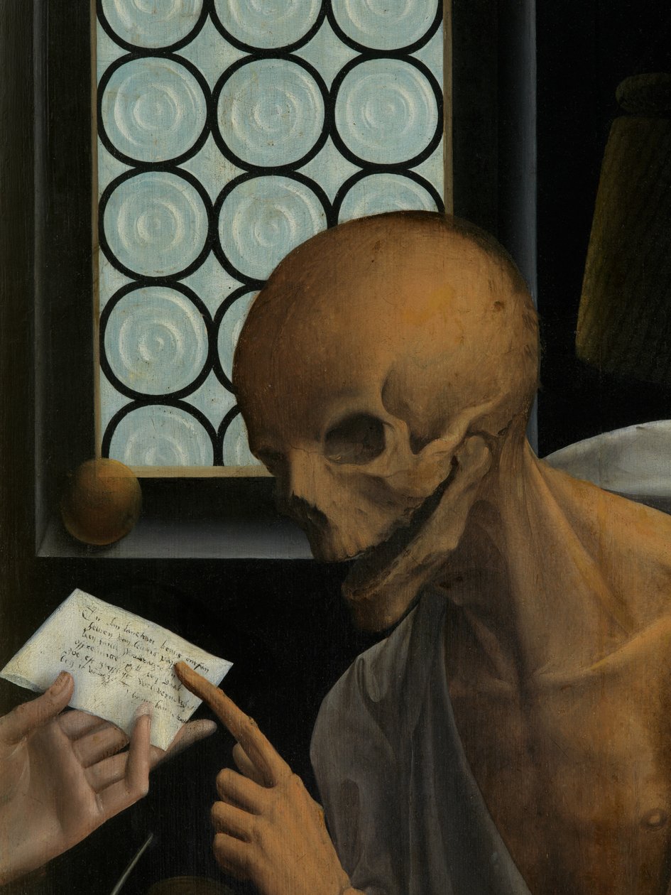 Detay Ölüm ve Cimri, c.1515-21 (panel üzerine yağ) by Jan Provoost