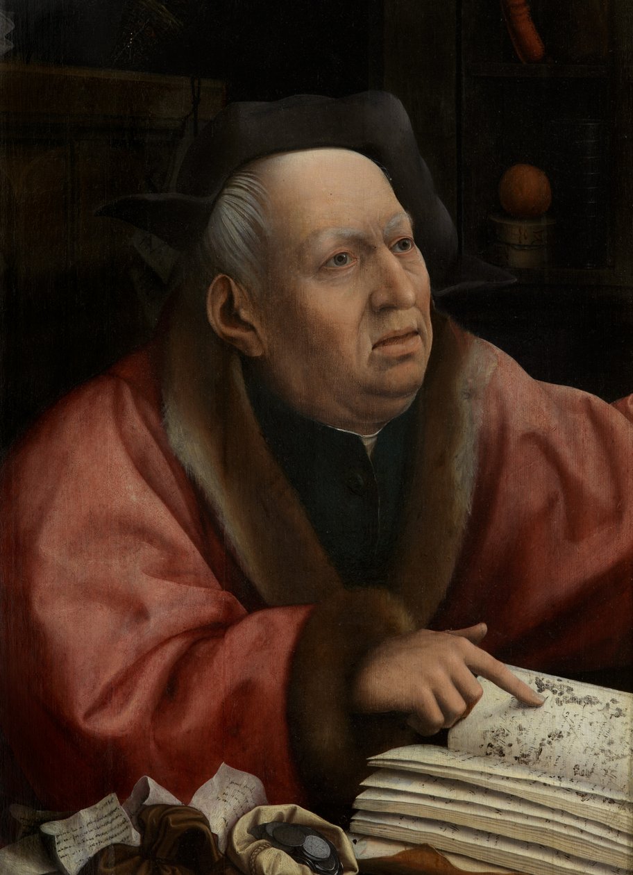 Detay Ölüm ve Cimri, c.1515-21 (panel üzerine yağ) by Jan Provoost