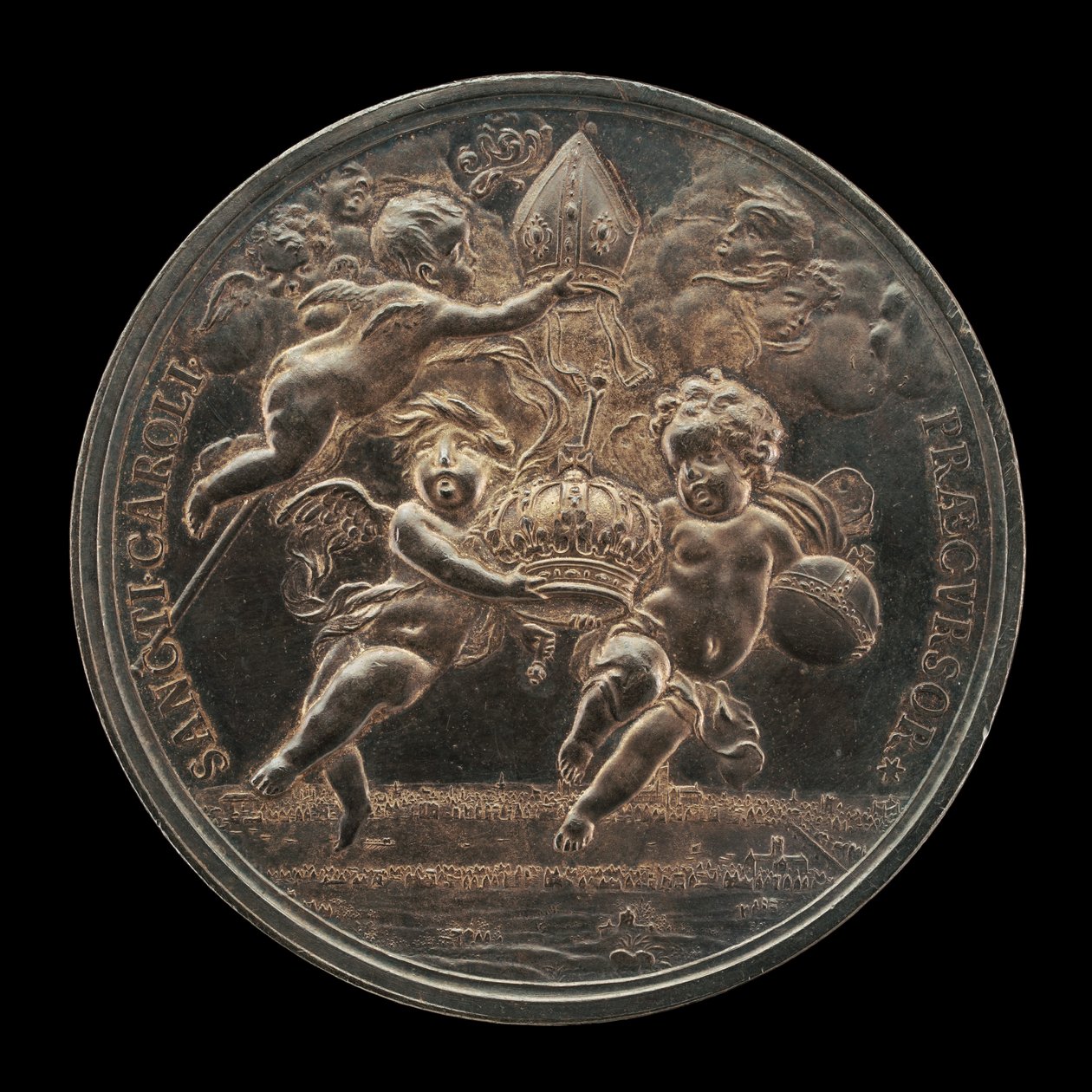 Alegorik Sahne [ters], c. 1661. by Jan Roettiers