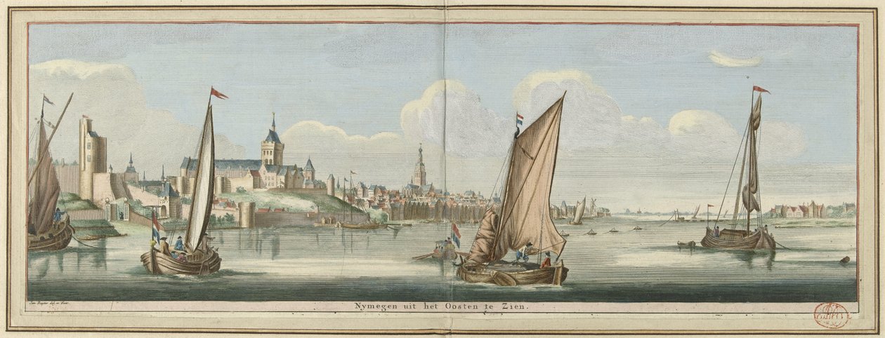 doğudan Nijmegen Görüntüle Doğudan Nymegen sergileniyor (nesnedeki başlık) by Jan Ruyter