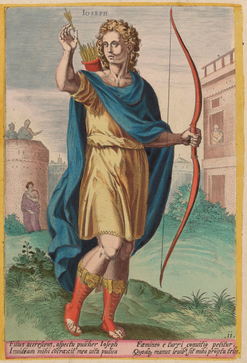 Bünyamin by Jan Sadeler I after Crispen van den Broecke