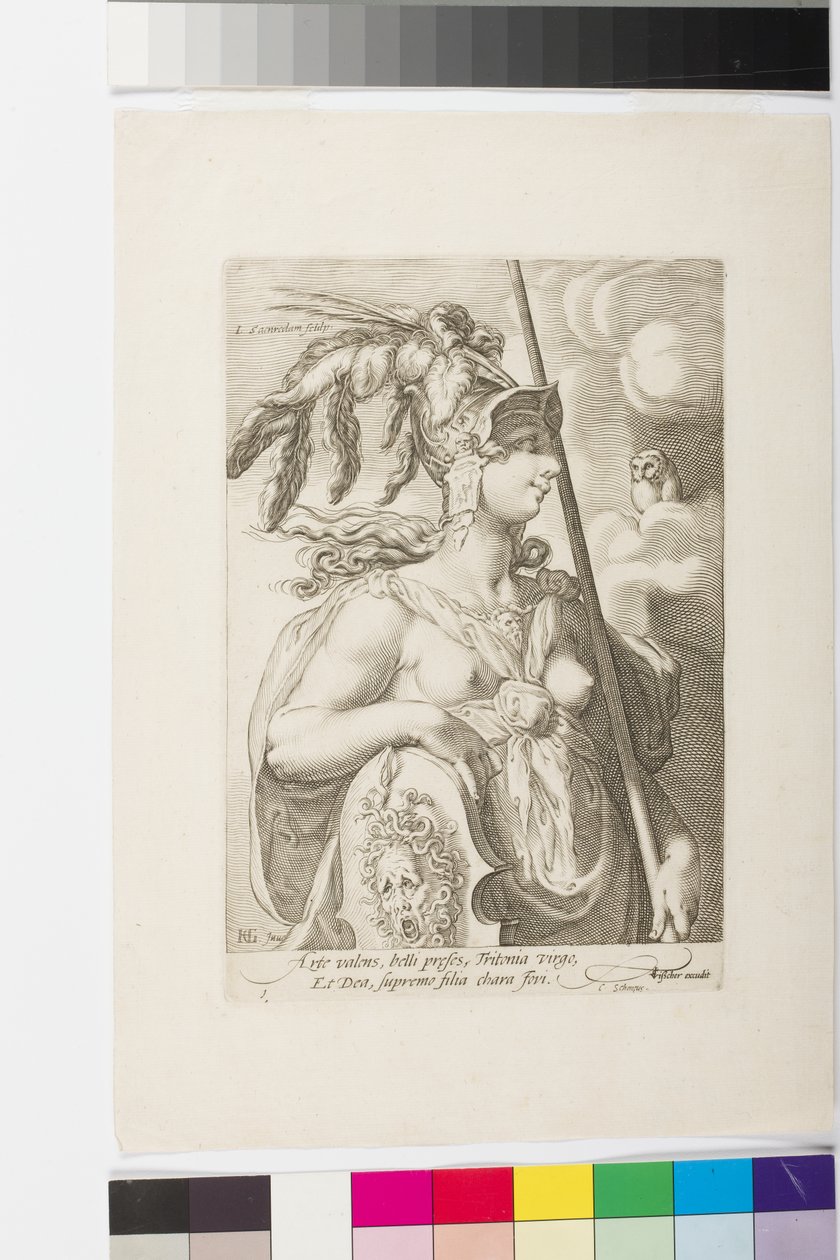 Minerva (gravür) by Jan Saenredam