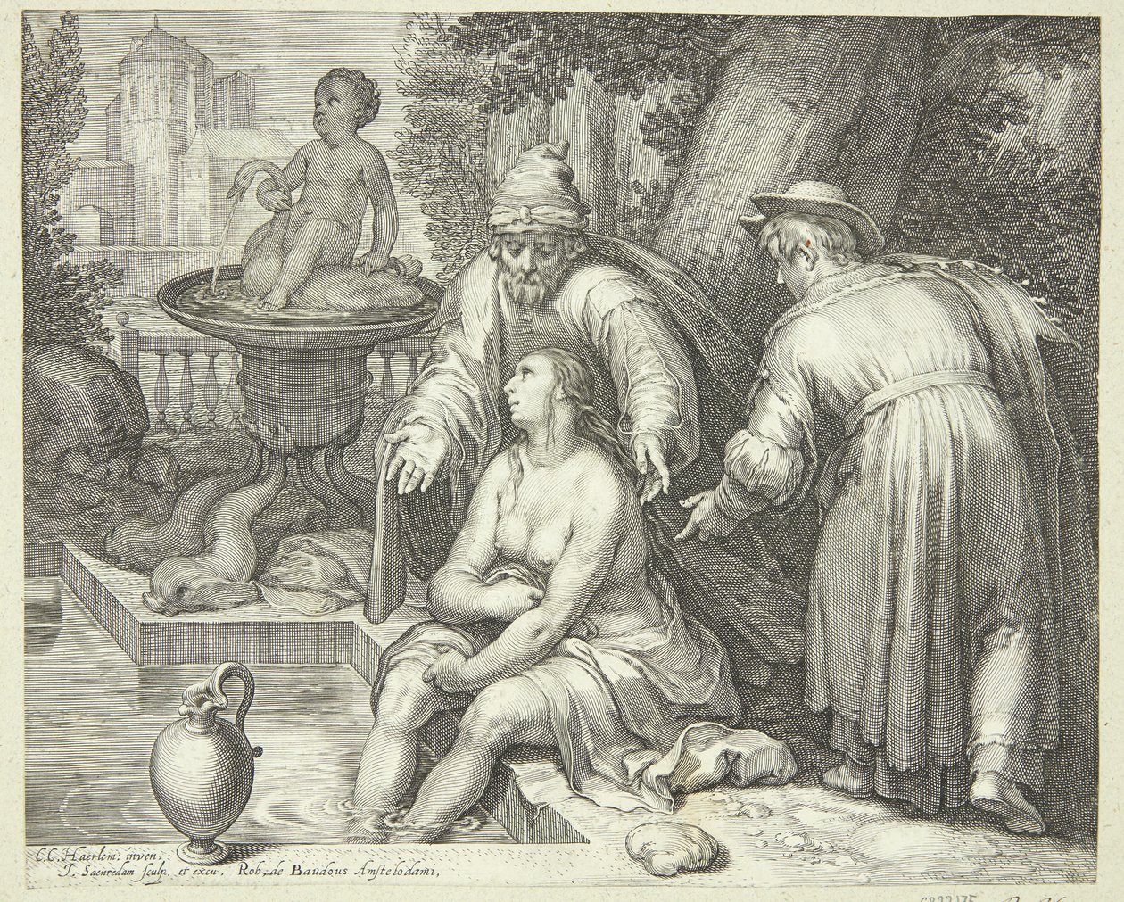 Susanna ve yaşlılar by Jan Saenredam