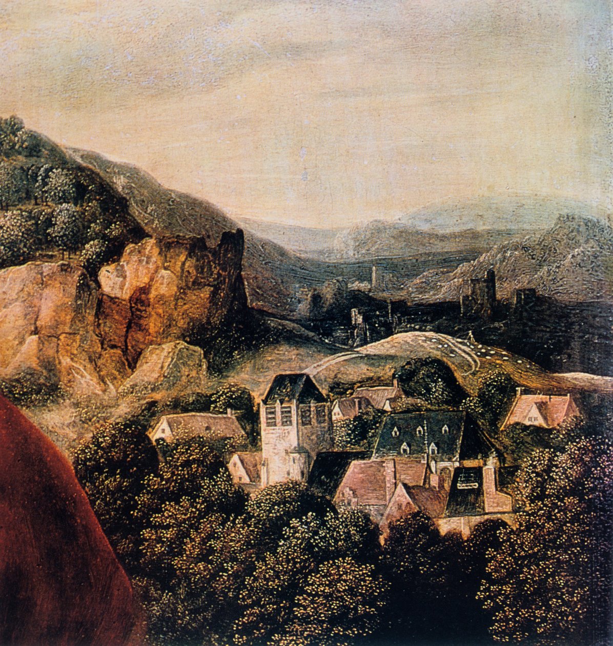Aziz Jerome, detay, 1543. by Jan Sanders van Hemessen