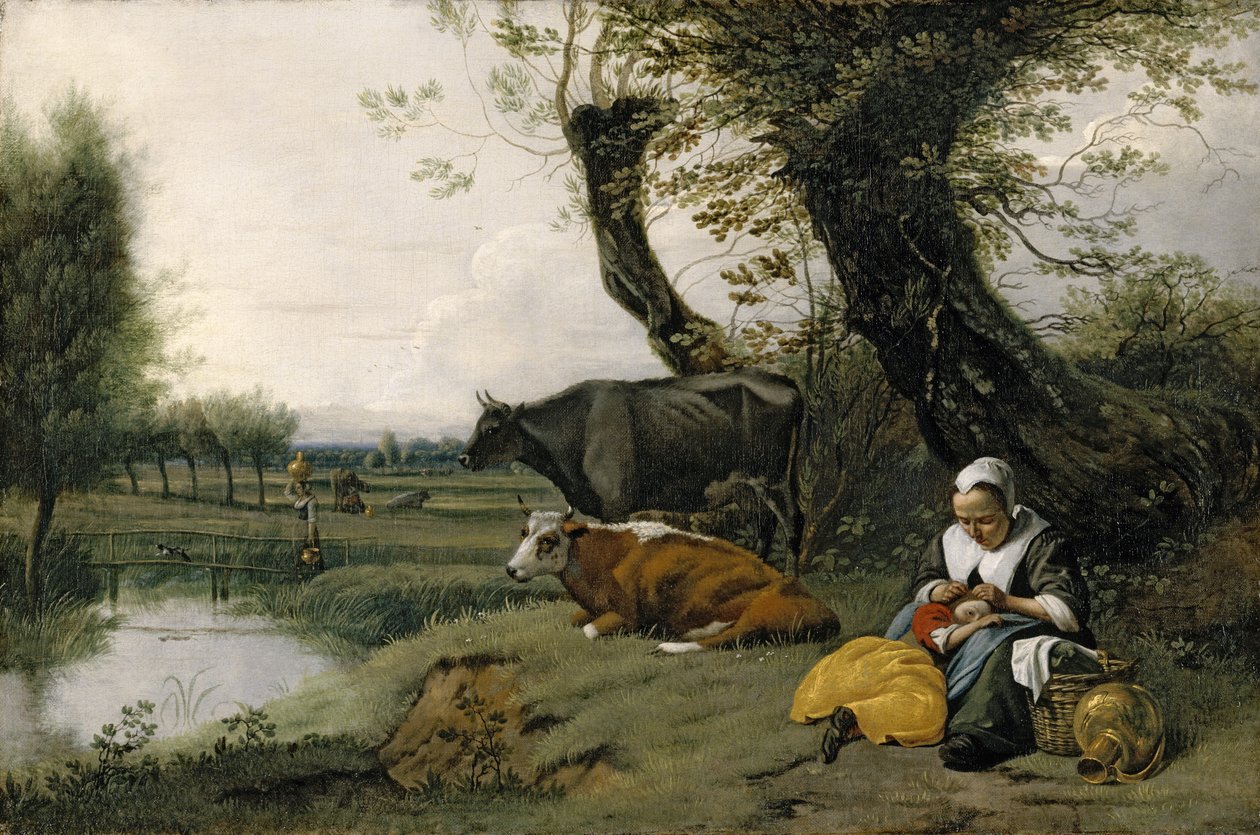 Pastoral Sahne, c.1667-1668 by Jan Siberechts