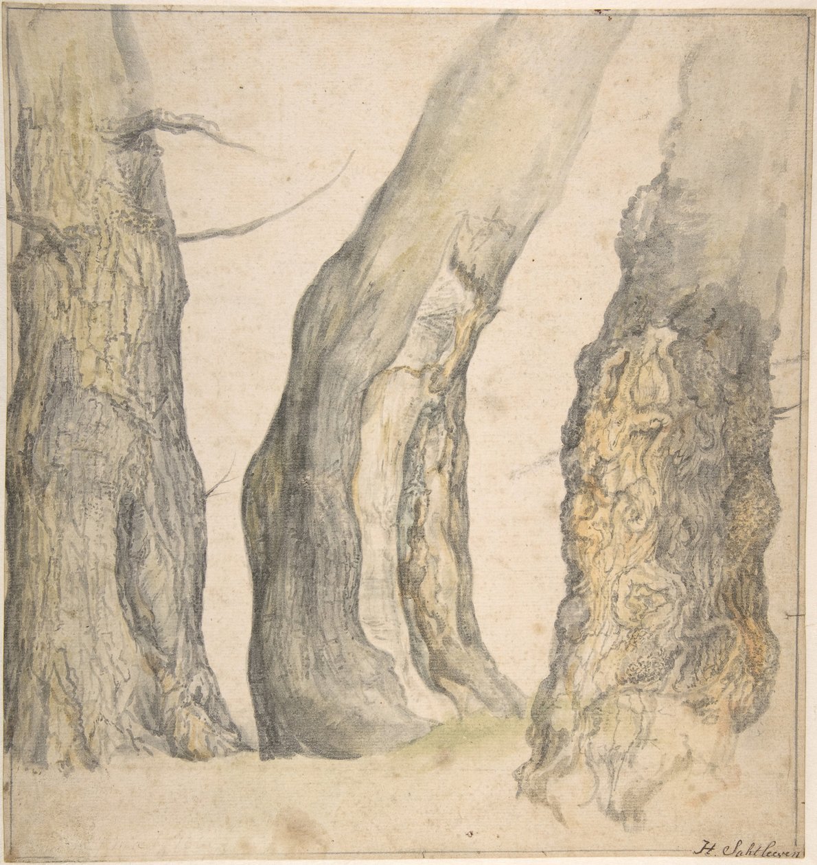 Üç Yaşlı Boğumlu Ağacın İncelenmesi, 1660. by Jan Siberechts