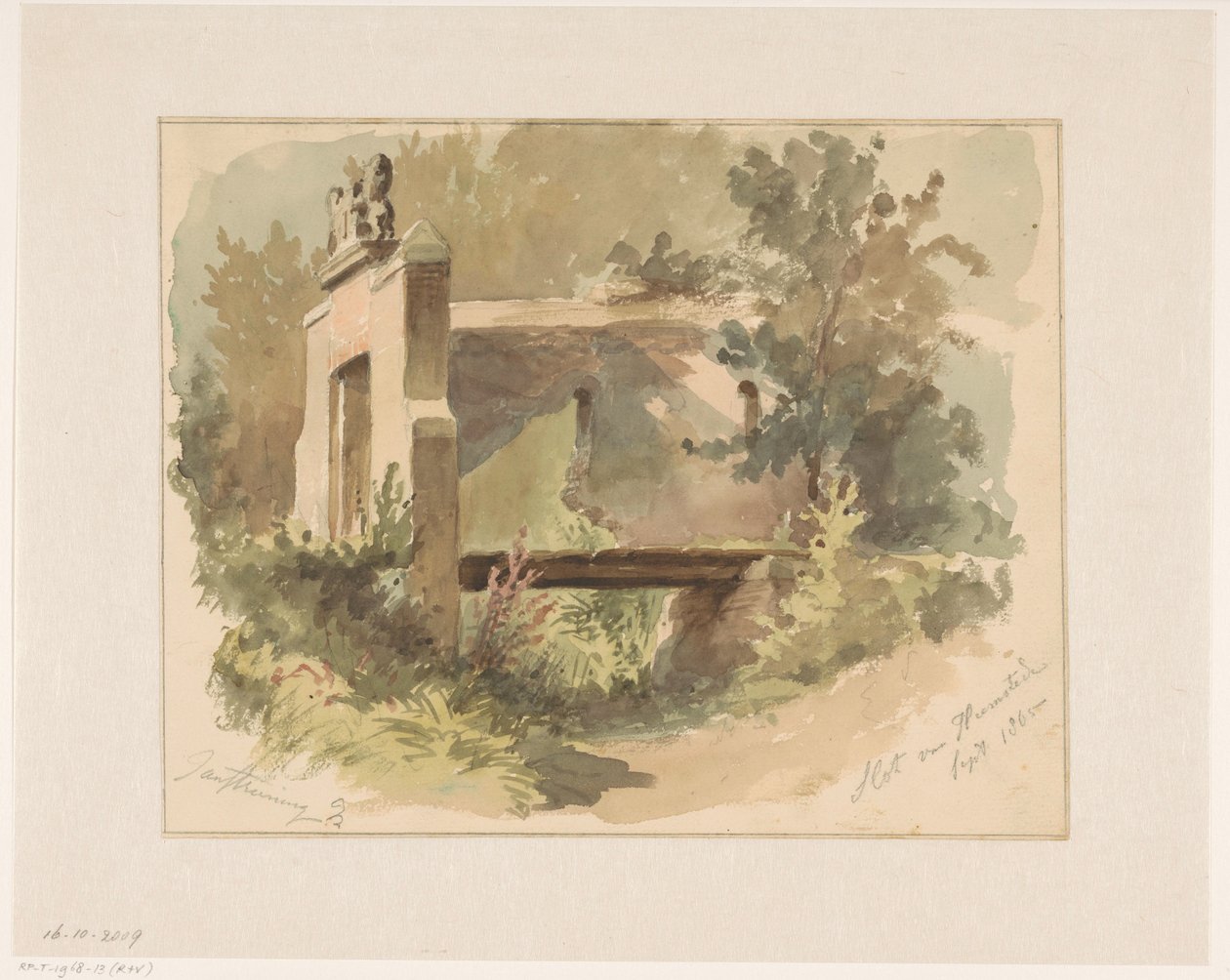 Heemstede kalesinin harabesi by Jan Striening
