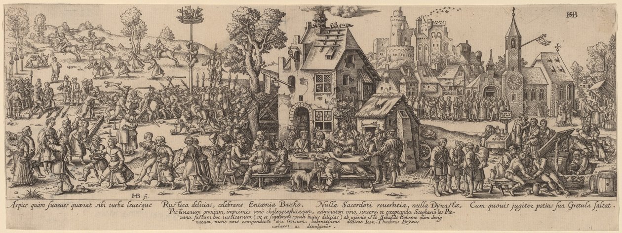 Ülke Fuarı by Jan Theodor de Bry after Sebald Beham