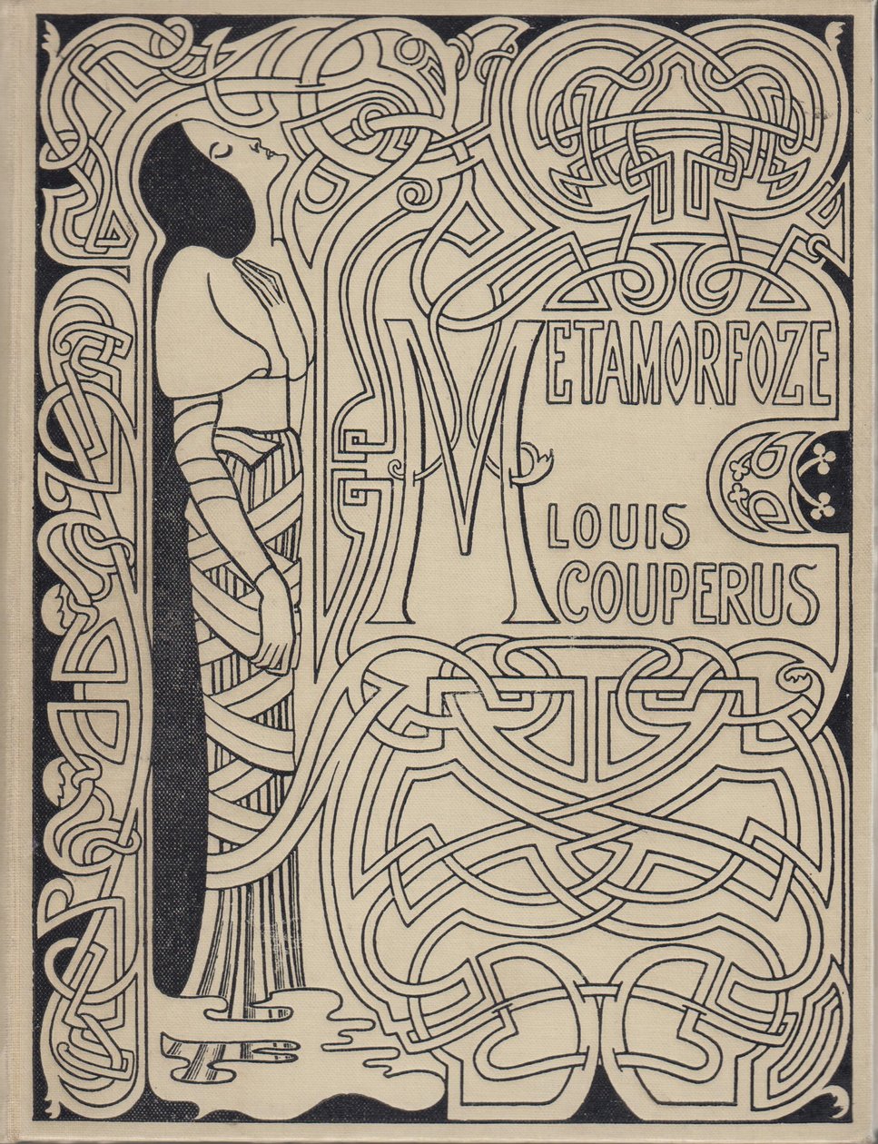 Kapak tasarımı Metamorfoze, Louis Couperus, 1897. by Jan Toorop