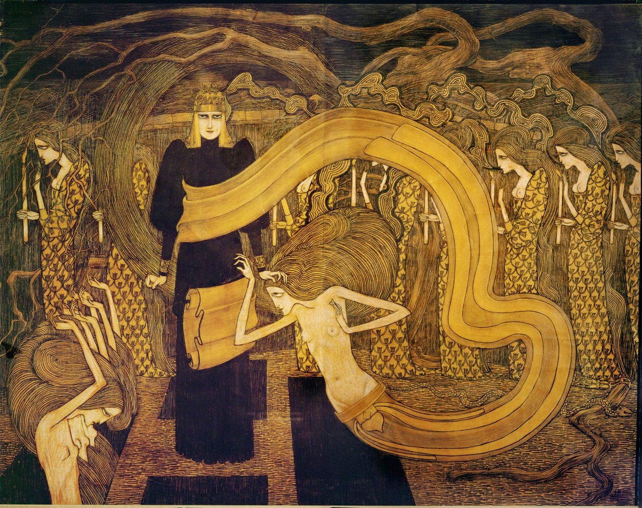 Fatalite. Sulu Boya by Jan Theodore Toorop