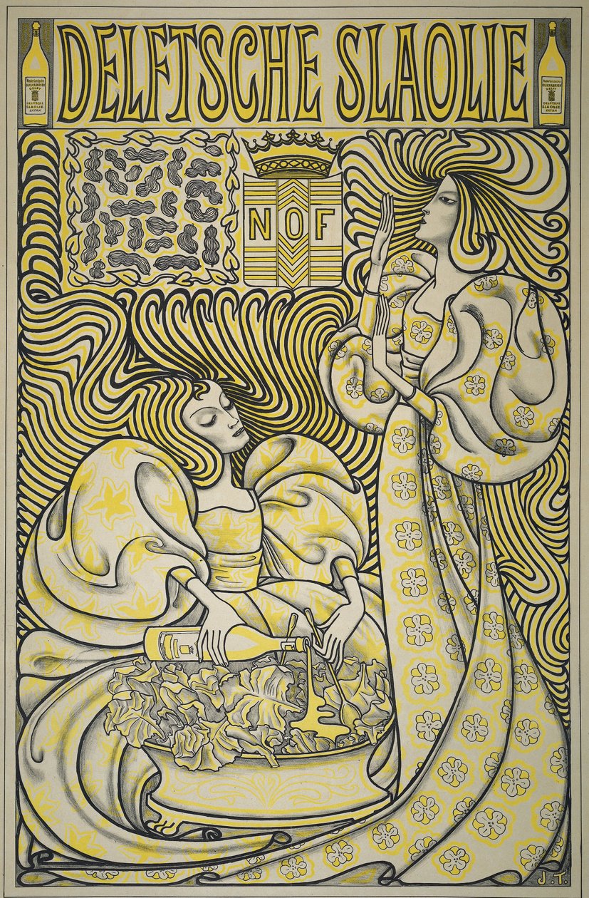 Delft Salata Yağı için Poster, 1894 (kağıt) by Jan Toorop