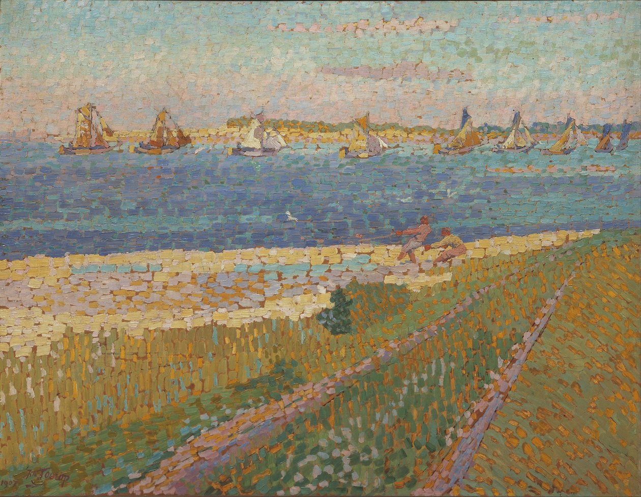 Veere yakınlarındaki Schelde, 1907 by Jan Toorop