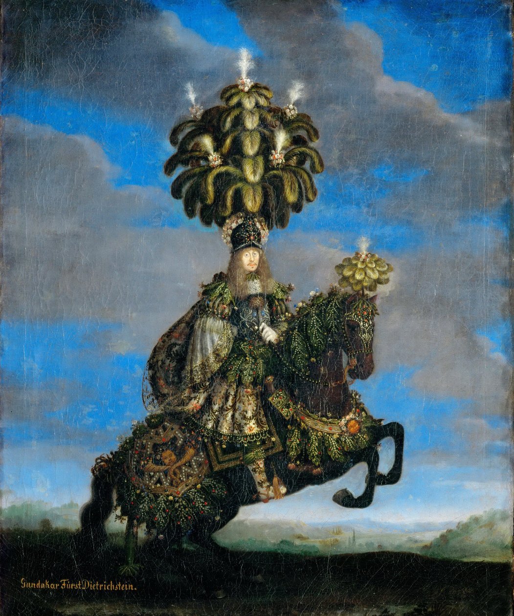 Gundakar, Prens Dietrichstein 1623-1690, bir Horse-bale kostümü içinde, 1667 by Jan Thomas