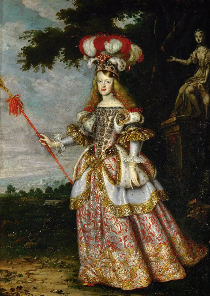 Margarita Teresa, İspanya İnfantası 1651-1673, tiyatro kostümü içinde, 1667 by Jan Thomas