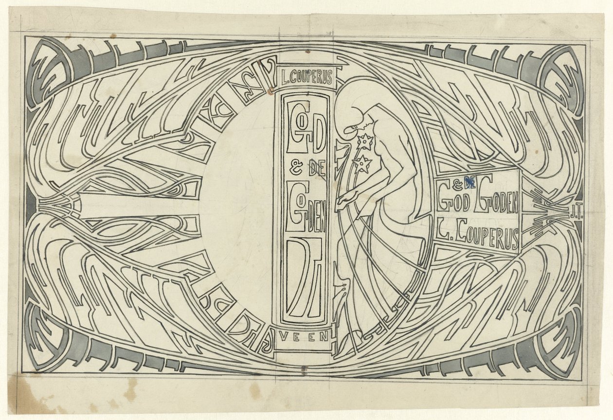 Bant tasarımı: Louis Couperus, Tanrı ve Tanrılar, 1903 by Jan Toorop