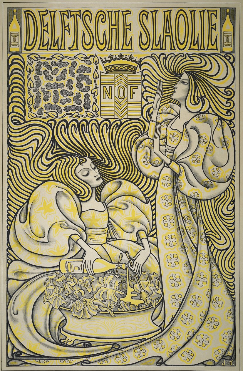 Delft Salata Yağı Posteri by Jan Toorop