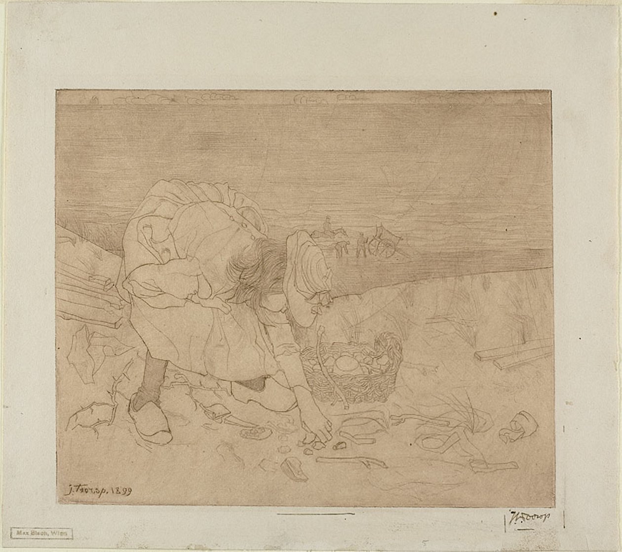 Sprokelend Tür by Jan Toorop