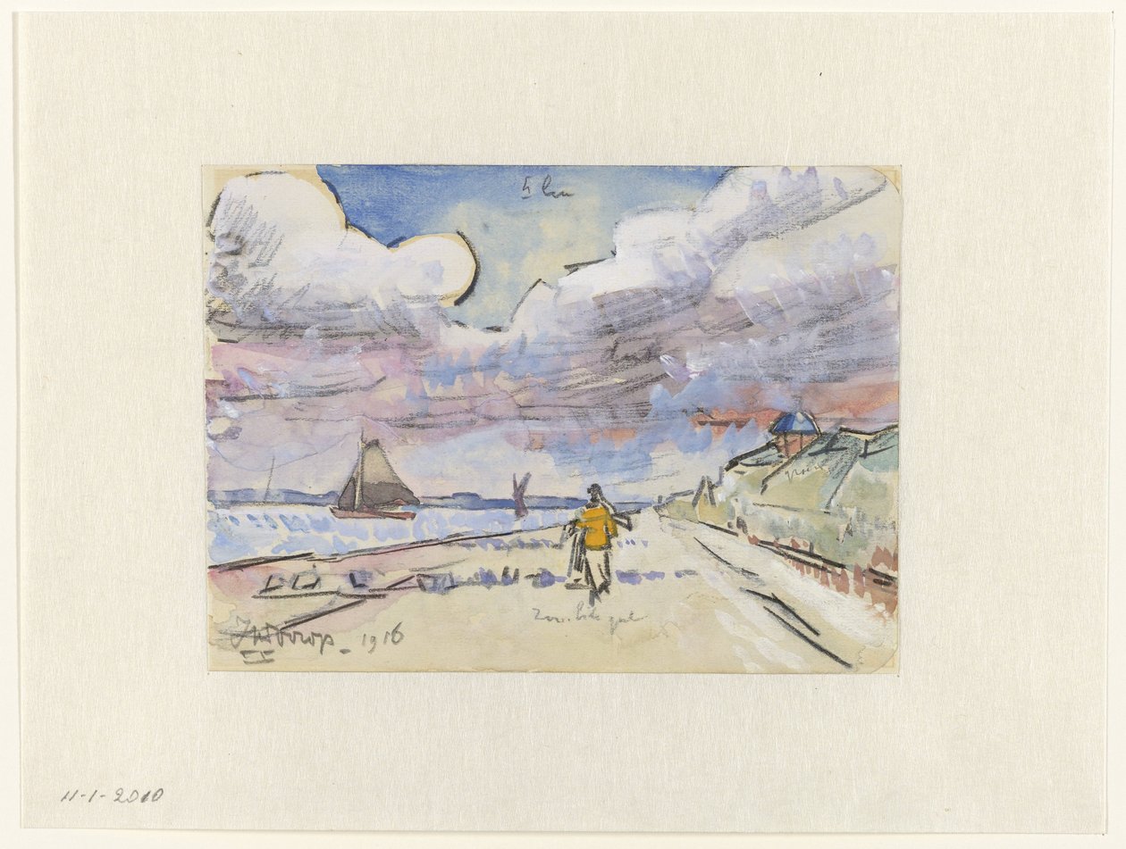 Kanal boyunca yol by Jan Toorop