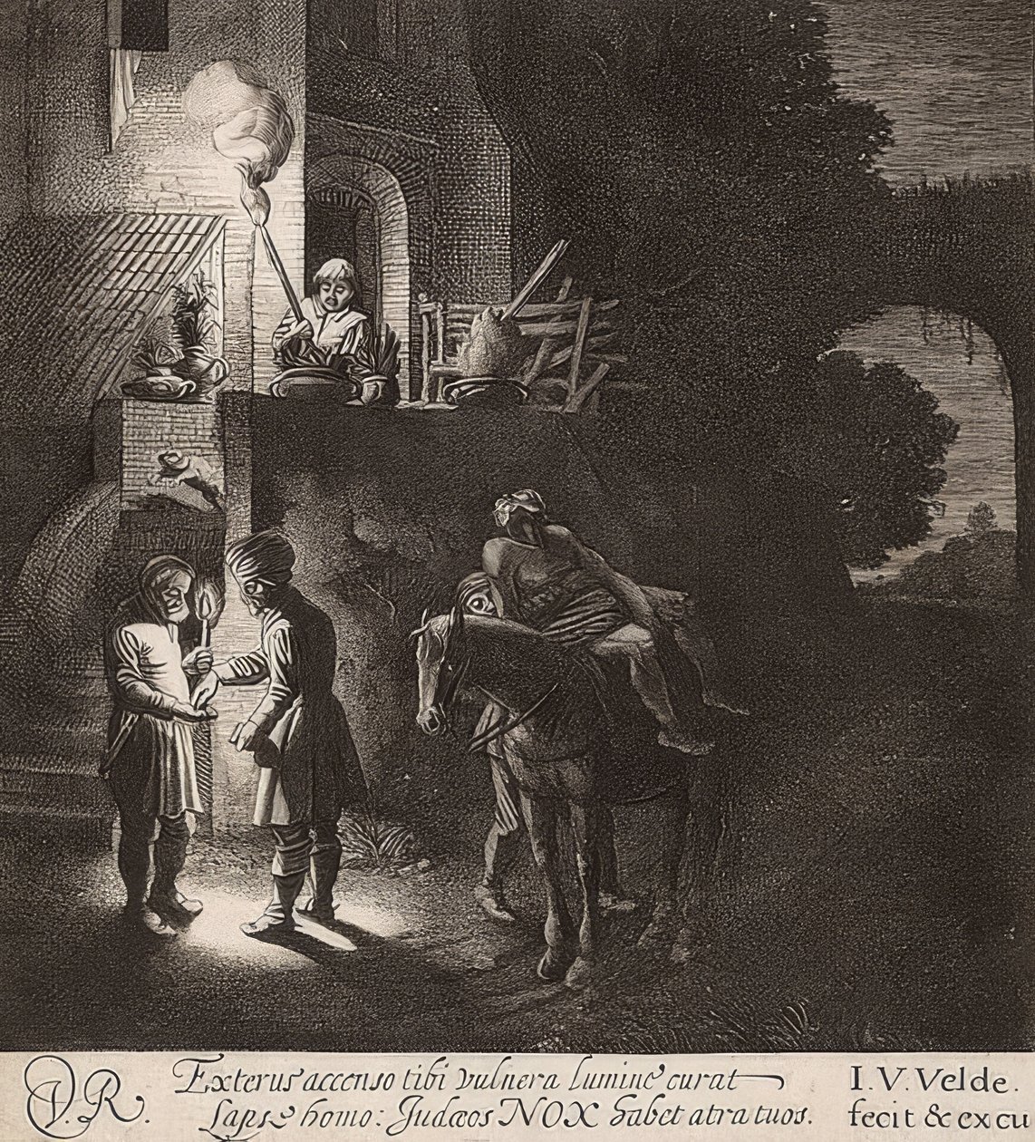 İyi Samiriyeli. (tarihli değil) by Jan Van de Velde