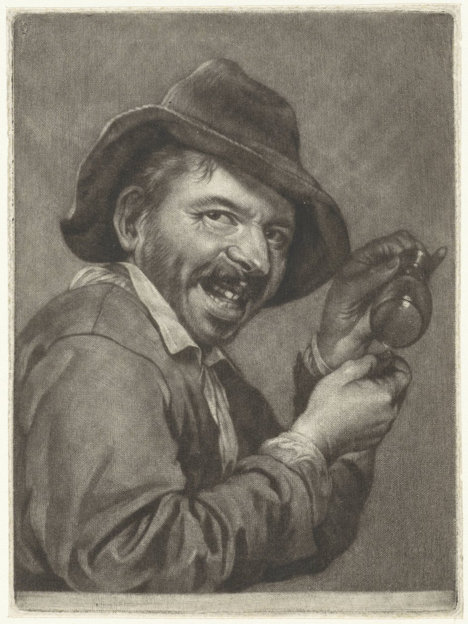 Boş bir bardak olan adam (Tat) Beş duyu (dizi adı) by Jan Verkolje (I)
