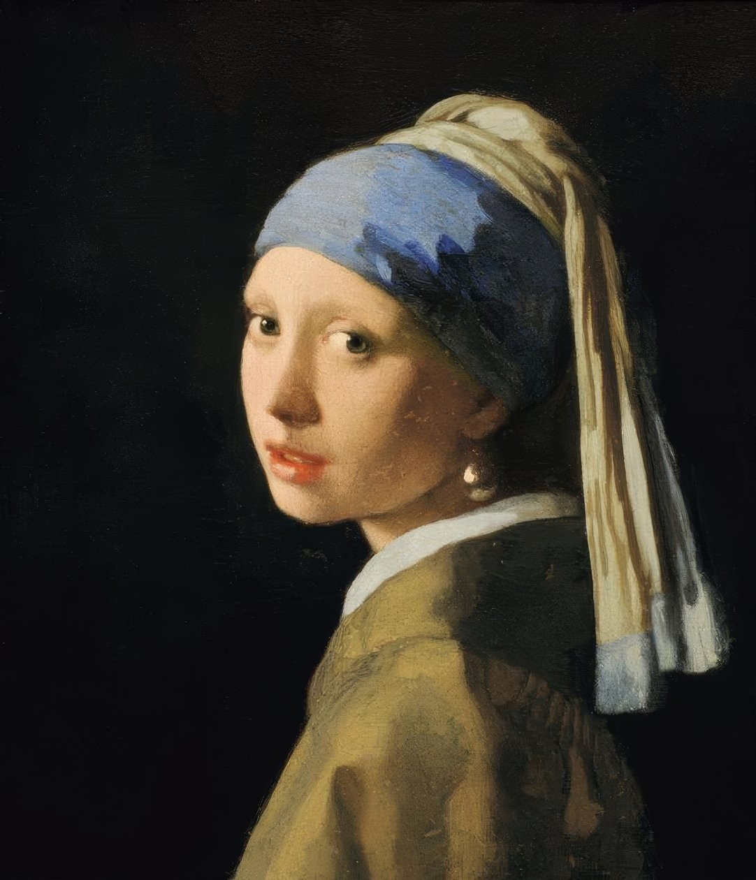 İnci olan kız by Jan Vermeer van Delft