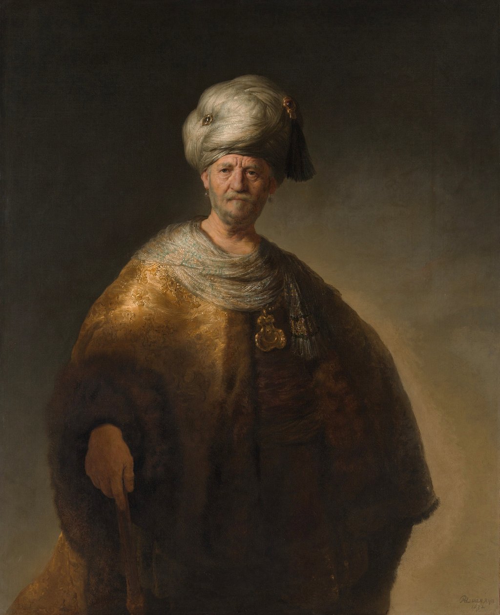 Slav Asili olarak da bilinen Doğulu Asil - Tablo Rembrandt van Rijn by Johannes Vermeer