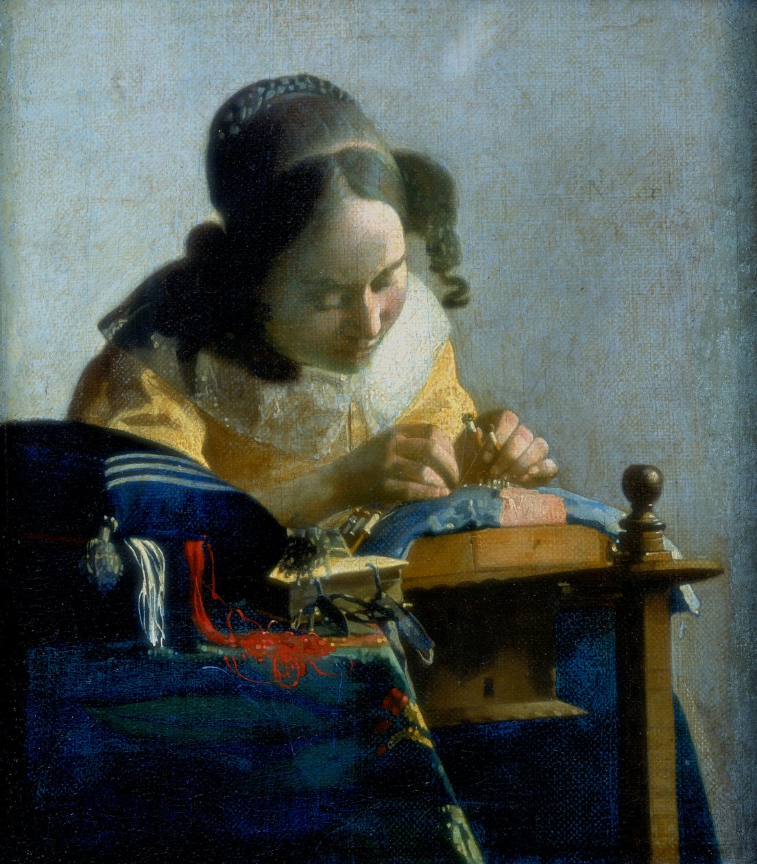 Dantel Makinesi, c1664 by Jan Vermeer van Delft