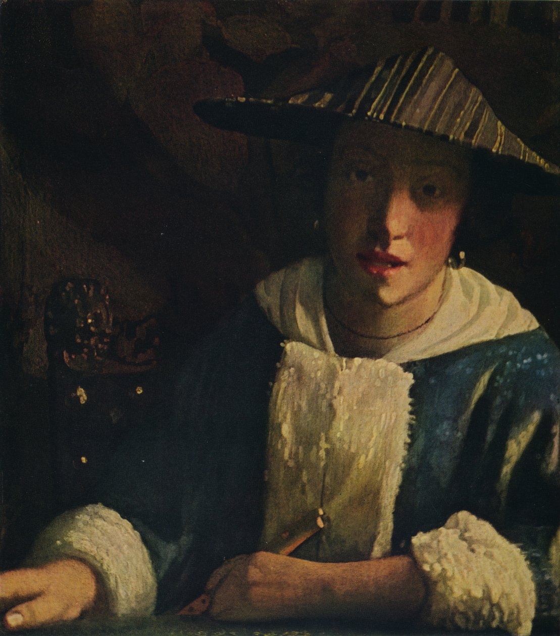 Flütlü Genç Kız, c1665-1675 by Jan Vermeer van Delft