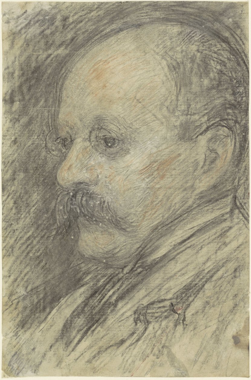 Sanatçı Cornelis Veth'in portresi (?) by Jan Veth (possibly)