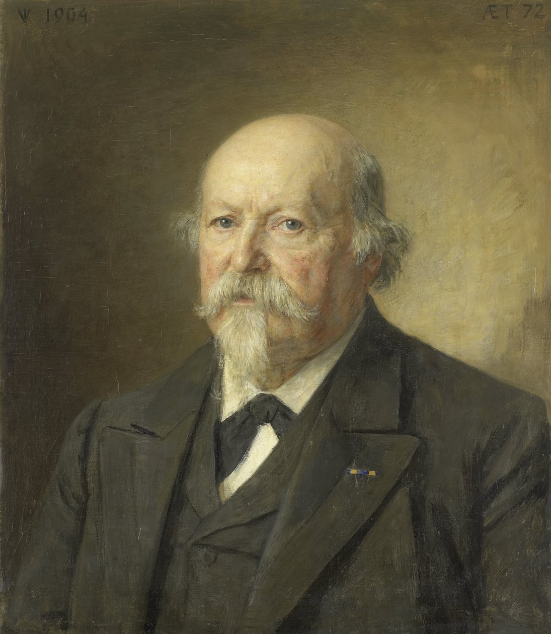 Johan Philip van der Kellen (1831-1906). Devlet Baskı Odası Müdürü (1876-96) by Jan Veth (signed by artist)