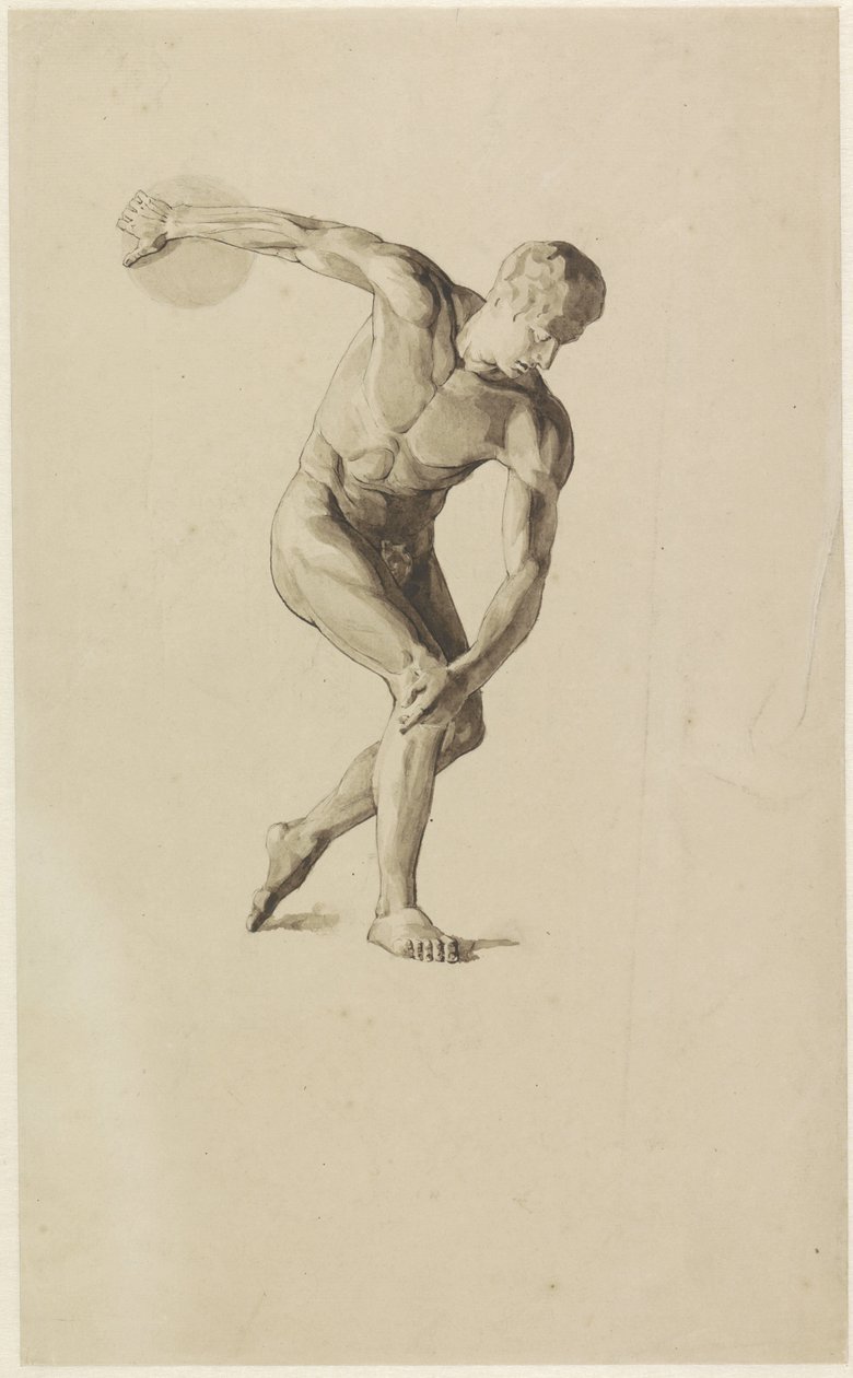 Discusthrower'ın alçı modeli by Jan Veth