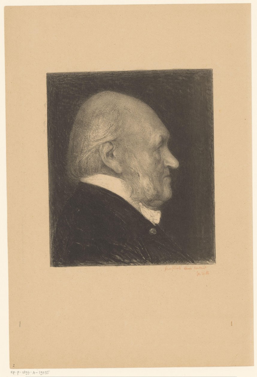 Nicholas Pancarın Portresi Ünlü Çağdaşlar (dizi adı) by Jan Veth