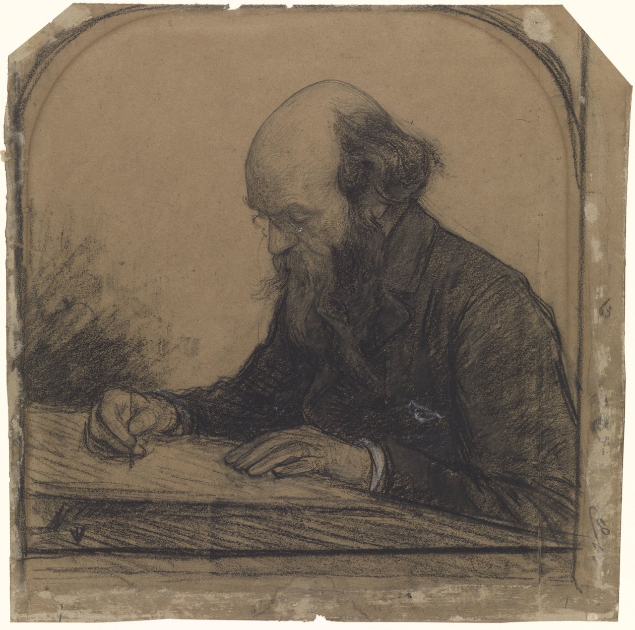 Petrus Josephus Hubertus Cuypers'ın Portresi by Jan Veth