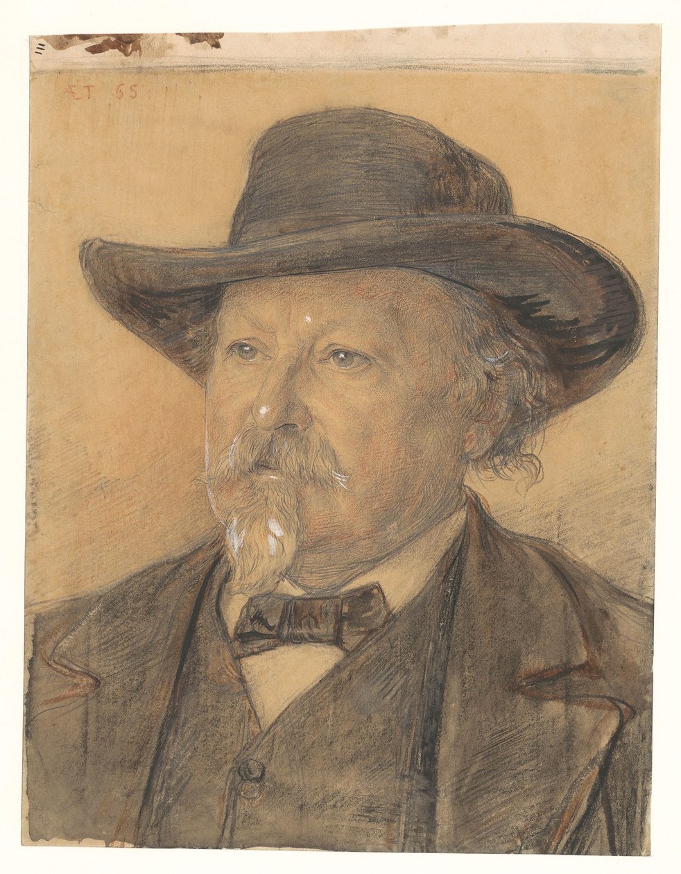 Philip van der Kellen'ın portresi by Jan Veth