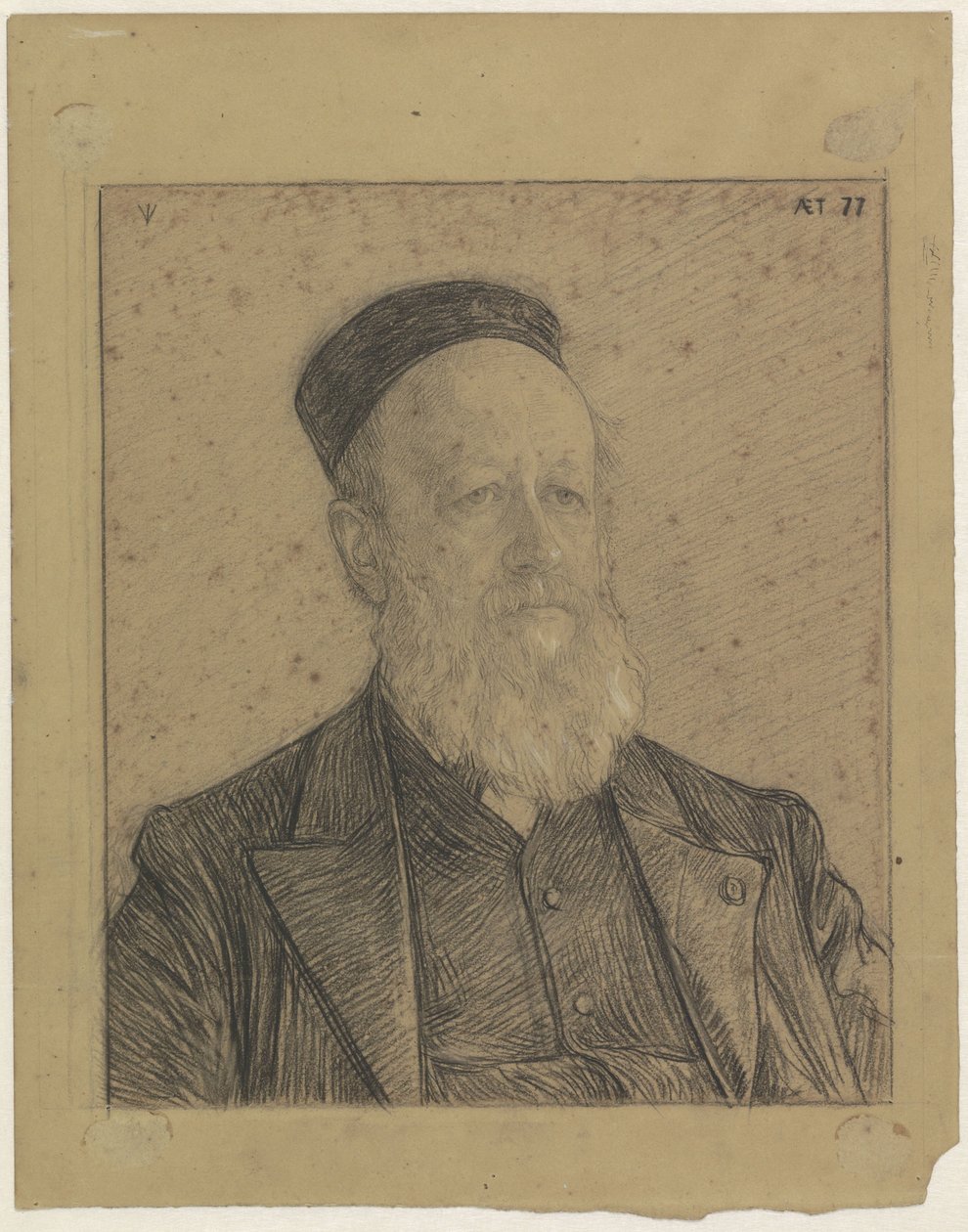 77 yaşındaki Pieter Johannes Veth'in portresi by Jan Veth