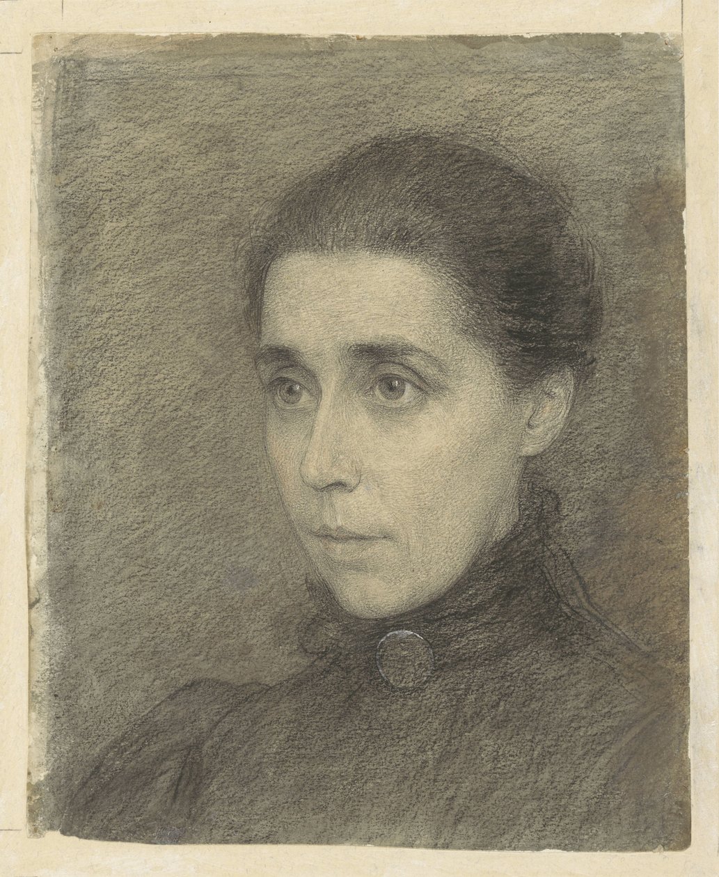 Bayan M. Bruyel-De Favauge'nin Portresi by Jan Veth